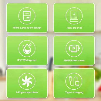 PureSip MaxBlend 700 Portable Blender